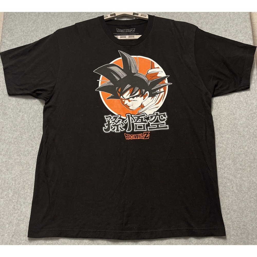 DRAGONBALL Z T-Shirt Mens Size XLARGE Black Goku Japanese Anime